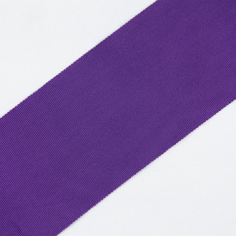 3" Dark Purple Rayon Petersham Grosgrain Ribbon