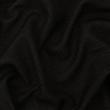 1 Yard Black-Gray Texture Stretch Poly Spandex Double Knit Fabric Features a Pique-Like Pattern with a Soft, Textured Hand 66" Width