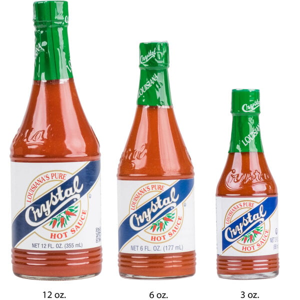 Crystal 6 fl. oz. Hot Sauce - 24/Case