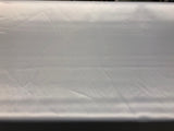 Polyana White Artificial Silk Polyester Fabric - White Solid, 54" Width (1 Yard)