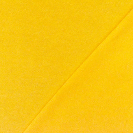1 Yard Yellow Solid Stretch Cotton Spandex Jersey Knit Fabric, Ensures Comfort, Flexibility, and Easy Movement 60" Width