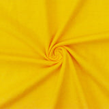 1 Yard Yellow Solid Stretch Cotton Spandex Jersey Knit Fabric, Ensures Comfort, Flexibility, and Easy Movement 60" Width
