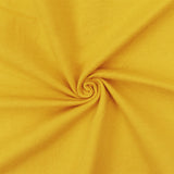 1 Yard Yellow Solid Stretch Cotton Spandex Jersey Knit Fabric Lasting Quality for Versatile Sewing Projects 60" Width