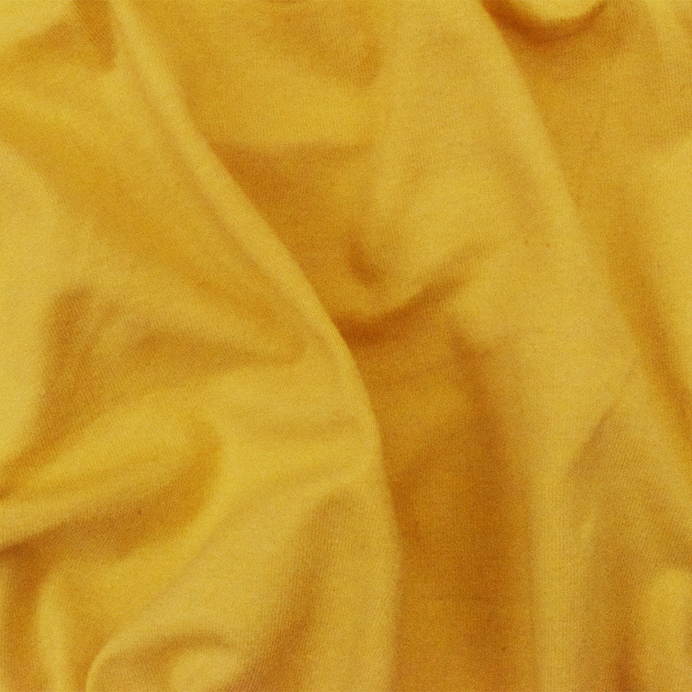 1 Yard Yellow Solid Stretch Cotton Spandex Jersey Knit Fabric Lasting Quality for Versatile Sewing Projects 60" Width