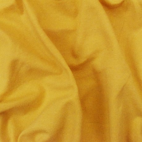 1 Yard Yellow Solid Stretch Cotton Spandex Jersey Knit Fabric Lasting Quality for Versatile Sewing Projects 60" Width