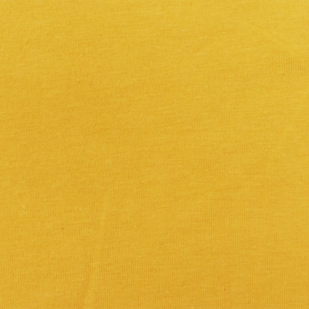 1 Yard Yellow Solid Stretch Cotton Spandex Jersey Knit Fabric Lasting Quality for Versatile Sewing Projects 60" Width