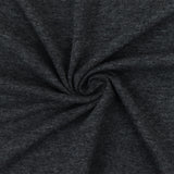 1 Yard Heather Black Gray Stretch Poly Blend Jersey Knit Fabric Perfect for Activewear, Dresses, Dancewear, and Basic Tees 60" Width