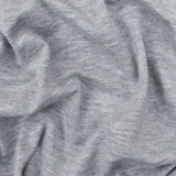1 Yard Light Heather Gray Stretch Poly Blend Jersey Knit Fabric, Offers a Soft, Comfortable Texture for Versatile Garment Construction 60" Width