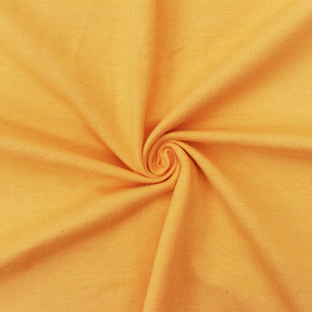 1 Yard Yellow Solid Stretch Cotton Spandex Jersey Knit Fabric Designed For Easy Care And Maintenance 58" Width