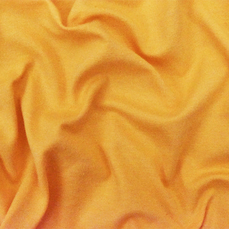 1 Yard Yellow Solid Stretch Cotton Spandex Jersey Knit Fabric Designed For Easy Care And Maintenance 58" Width