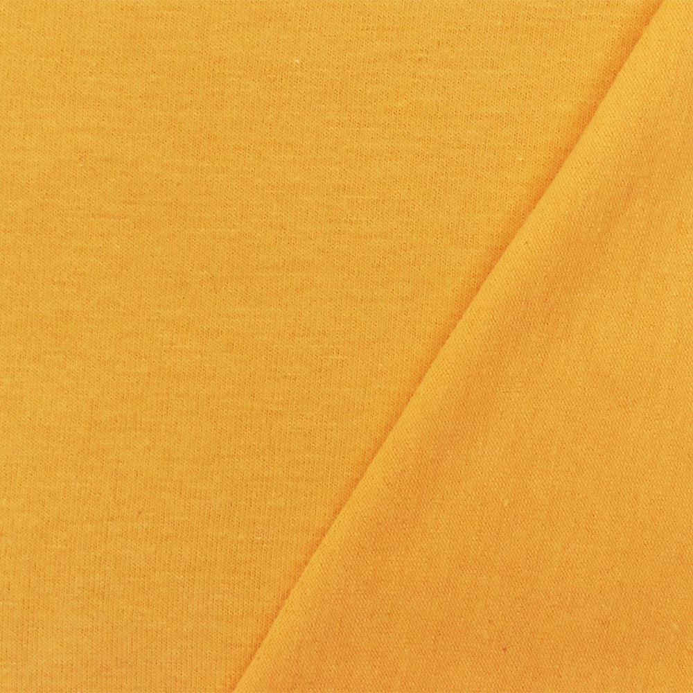 1 Yard Yellow Solid Stretch Cotton Spandex Jersey Knit Fabric Designed For Easy Care And Maintenance 58" Width