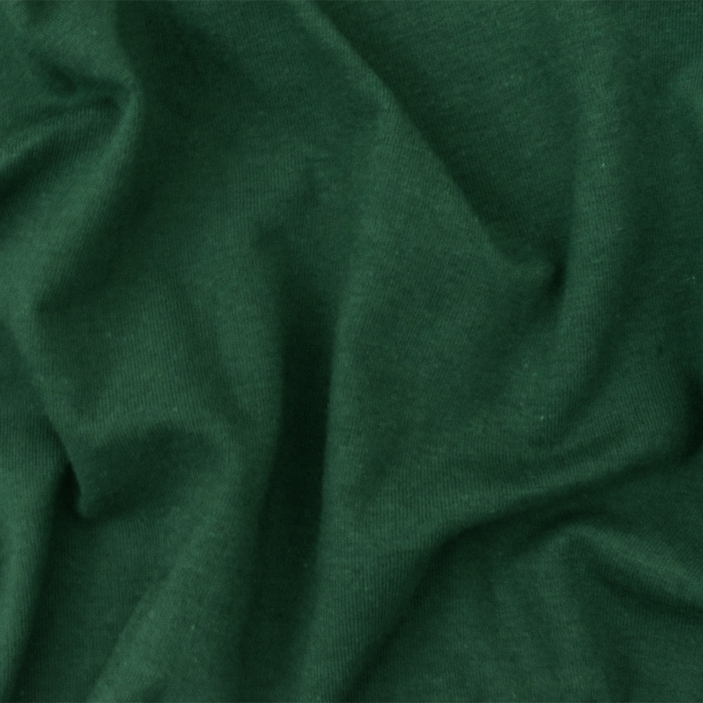 1 Yard Green Solid Stretch Cotton Spandex Jersey Knit Fabric, It Combines Breathability, Softness, and Durable Stretch 58" Width