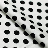 E-Z Dots Nylon Spandex Fabric - Large Polka Dots Print, 58/60" Width (1 Yard)