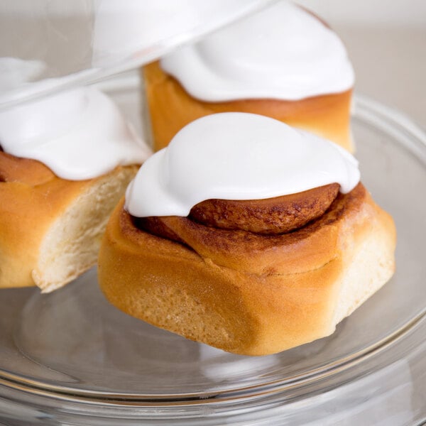 David's Cookies Old Fashioned Iced Cinnamon Rolls 6 oz. - 24/Case