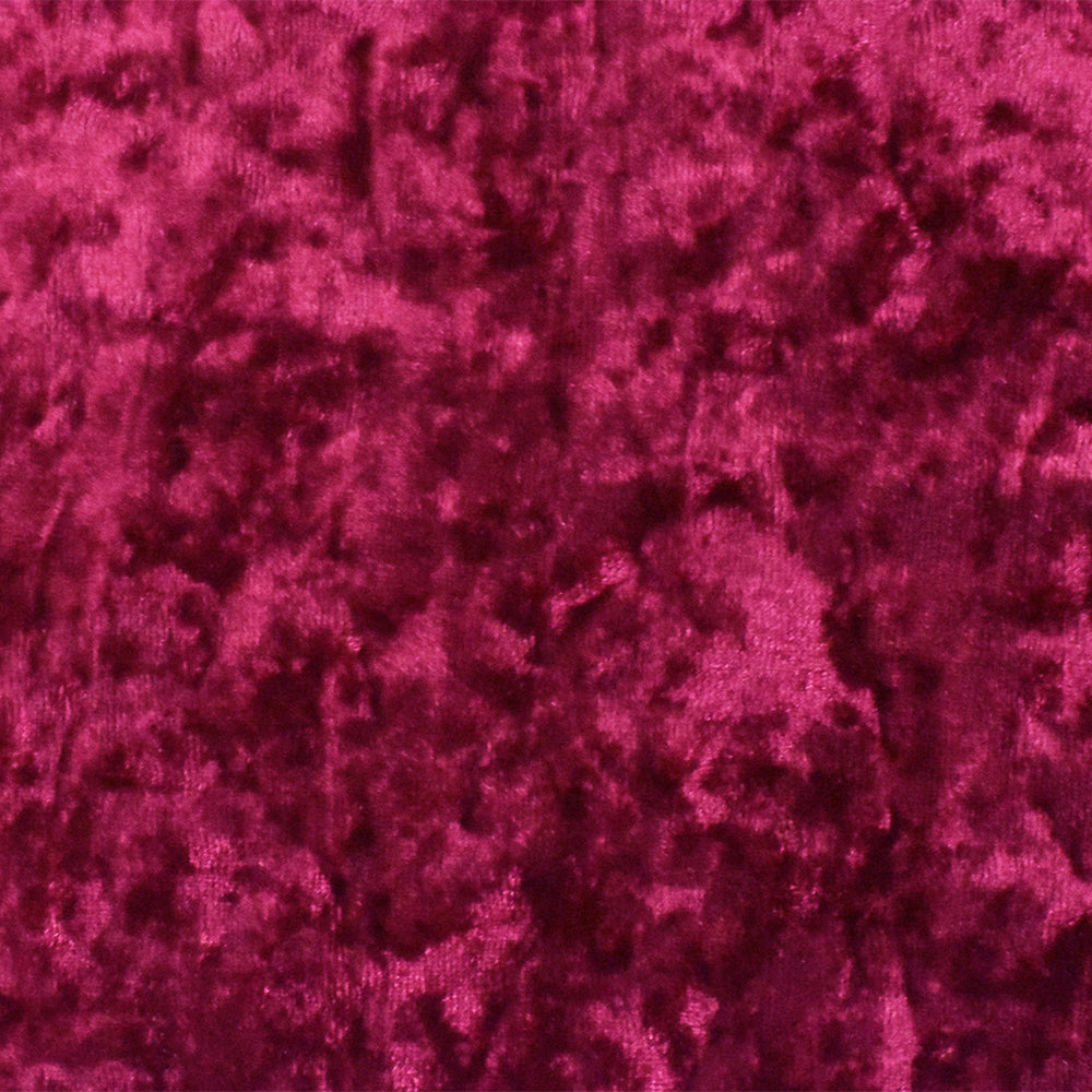 1 Yard Red Solid Stretch Poly Spandex Crushed Knit Velvet Fabric, mooth Hand Feel in Every Garment 64" Width