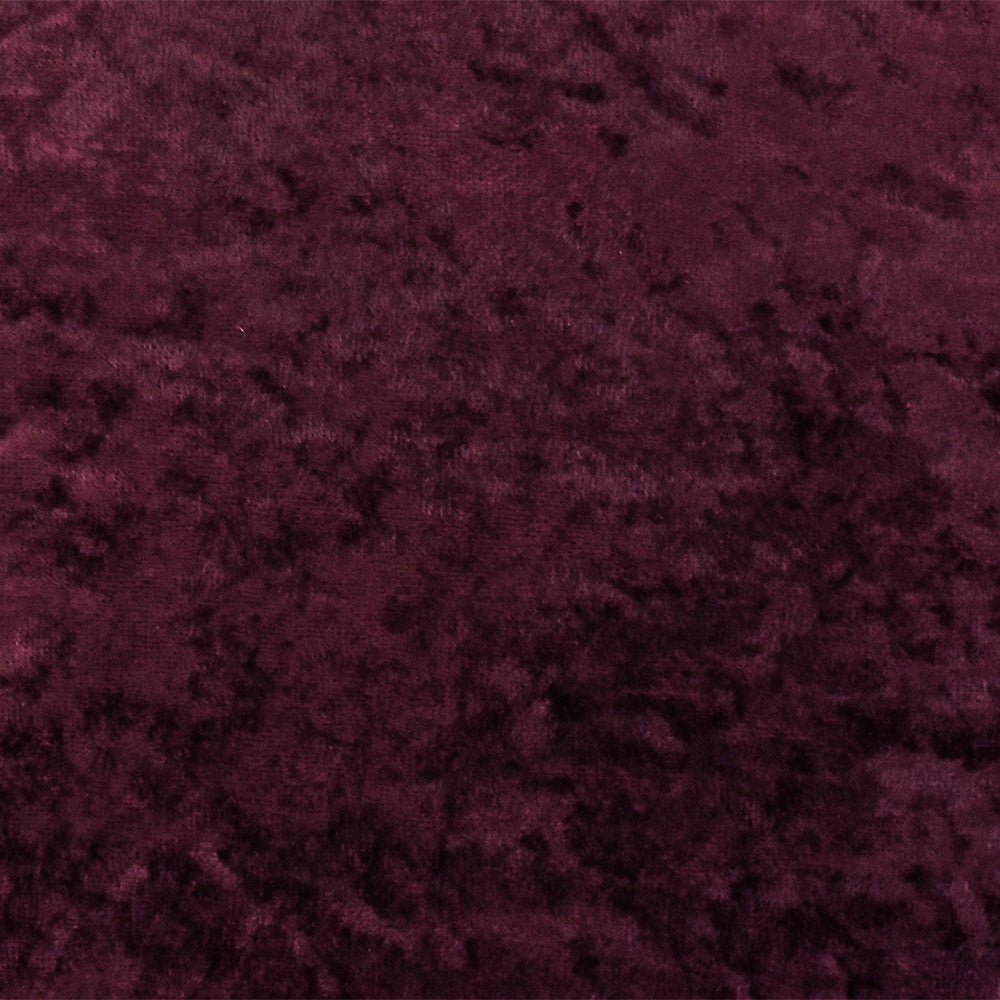 1 Yard Wine Red Solid Stretch Poly Spandex Crushed Velvet Knit Fabric Perfect for Luxurious Activewear 62" Width