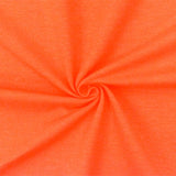 1 Yard Orange Solid Stretch Cotton Spandex Jersey Knit Fabric For Versatile Activewear and Apparel Use 61" Width