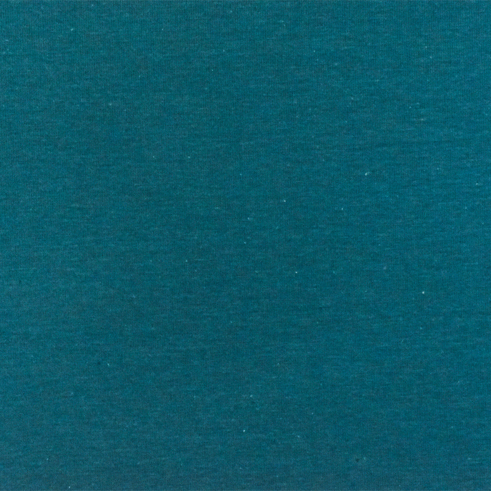 1 Yard Dark Teal Solid Stretch Cotton Spandex Jersey Knit Fabric, Perfect for Stylish and Comfortable Clothing Designs 60" Width