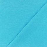 1 Yard Aqua Blue Solid Stretch Cotton Spandex Jersey Knit Fabric 60" Width