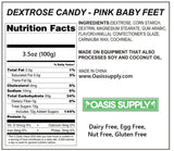 Oasis Supply Baby Shower Sprinkles & Sugar Shapes ? Edible Decorations for Cakes, Cupcakes, and Cookies ? Gender Reveal, Boy, Girl, and Neutral Party Baking Decorations (Baby Feet - Pink)