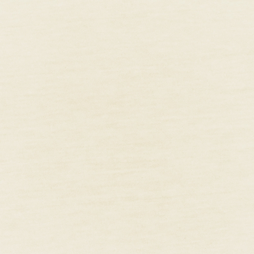 1 Yard Ivory Cotton Semi-Sheer Stretch Spandex Jersey Knit Fabric Ensures Breathability & Comfort 66" Width