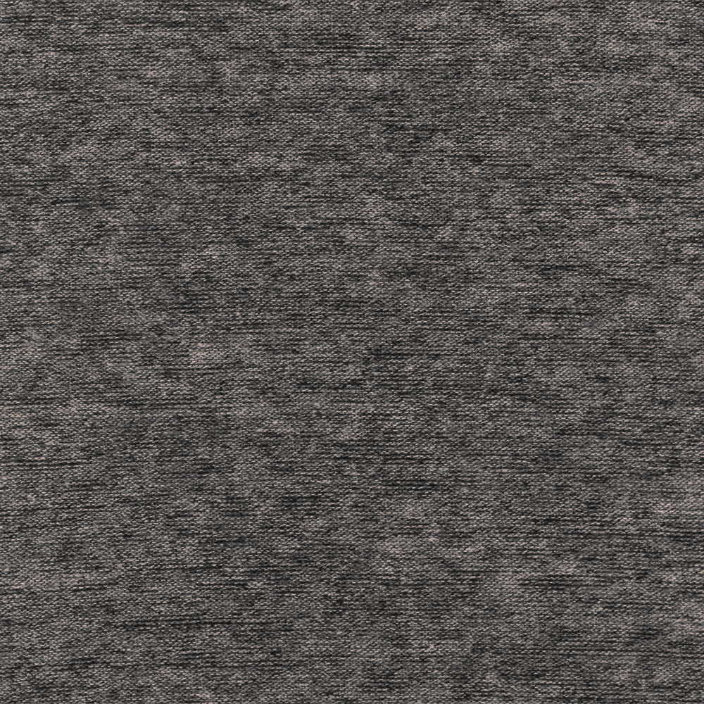 1 Yard Gray Black Slub Stretch Poly Blend Brushed Back Jersey Knit Fabric 55" Width