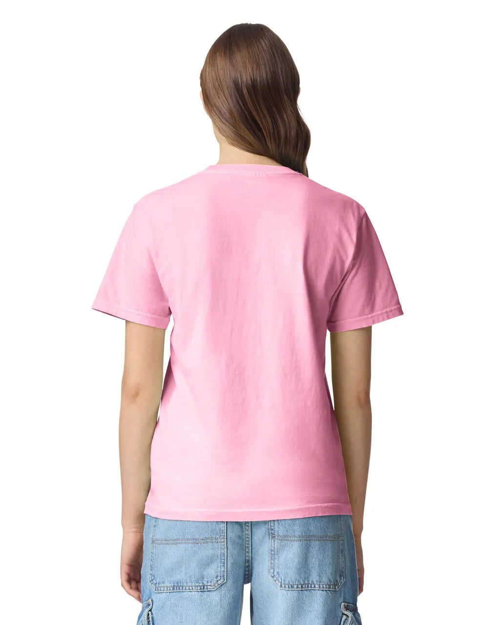 Comfort Colors 1717 Adult Tee Cotton Fabric - Blossom, Semi-Fitted, 4.5 Oz/yd² (1 Piece)