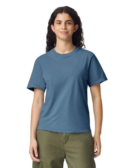 Comfort Colors 1717 Adult Tee Cotton Fabric - Blue Jean, Preshrunk Jersey Knit, 4.5 Oz/Yd² (1 Unit)