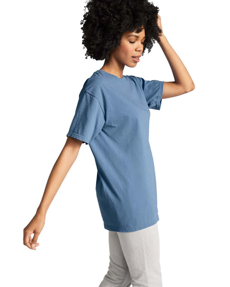 Comfort Colors 1717 Adult Tee Cotton Fabric - Blue Jean, Preshrunk Jersey Knit, 4.5 Oz/Yd² (1 Unit)