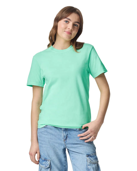 Comfort Colors 1717 Adult Tee Cotton Fabric - Island Reef, Semi-Fitted, 4.5 Oz/Yd² (1 Piece)