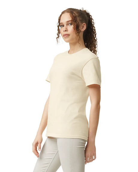 Comfort Colors 1717 Adult Tee Cotton Fabric - Ivory, Semi-Fitted, 4.5 Oz/Yd², 90% Ring Spun Cotton / 10% Polyester (1 Piece)