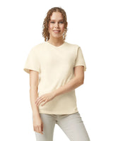 Comfort Colors 1717 Adult Tee Cotton Fabric - Ivory, Semi-Fitted, 4.5 Oz/Yd², 90% Ring Spun Cotton / 10% Polyester (1 Piece)