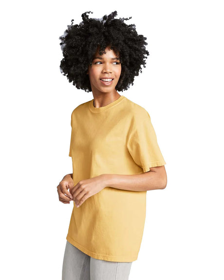 Comfort Colors 1717 Cotton Fabric - Mustard, Semi-Fitted, 4.5 Oz/Yd² (1 Unit)