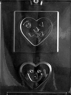 I Luv U Heart Chocolate Mold - LPV093