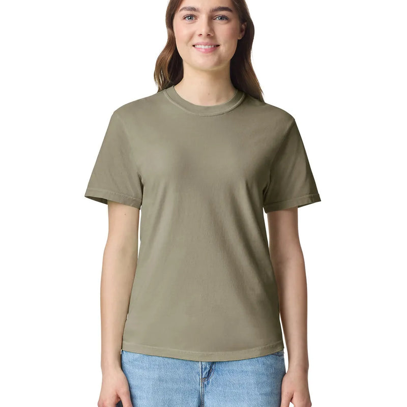 Comfort Colors 1717 Cotton Fabric - Sandstone, Semi-Fitted, 4.5 Oz/Yd², 90% Ring Spun Cotton / 10% Polyester (1 Tee)