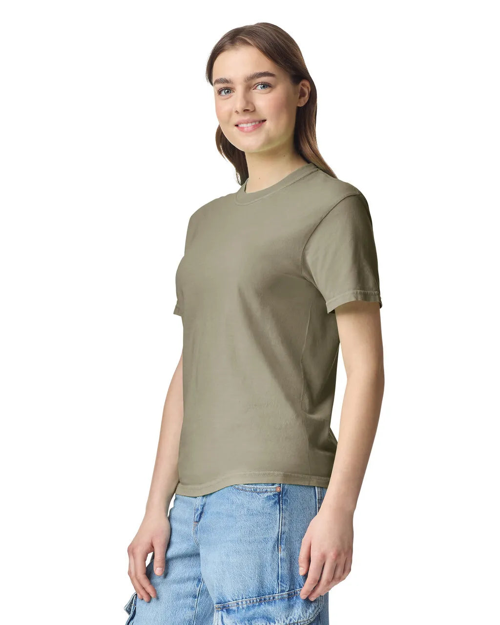 Comfort Colors 1717 Cotton Fabric - Sandstone, Semi-Fitted, 4.5 Oz/Yd², 90% Ring Spun Cotton / 10% Polyester (1 Tee)