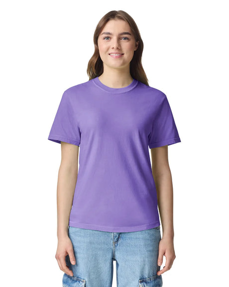 Comfort Colors 1717 Adult Tee Cotton Fabric - Violet, Semi-Fitted, 4.5 Oz/Yd² (1 Unit)