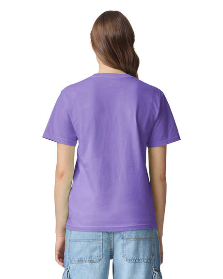 Comfort Colors 1717 Adult Tee Cotton Fabric - Violet, Semi-Fitted, 4.5 Oz/Yd² (1 Unit)
