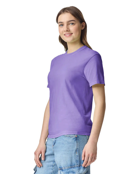 Comfort Colors 1717 Adult Tee Cotton Fabric - Violet, Semi-Fitted, 4.5 Oz/Yd² (1 Unit)
