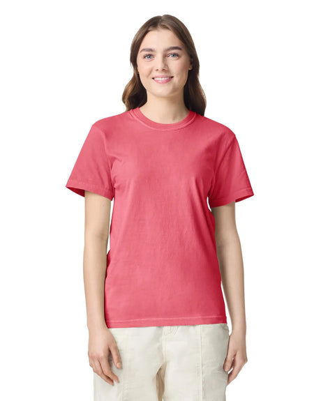 Comfort Colors 1717 Adult Tee Cotton Fabric - Watermelon, 4.5 Oz/Yd², Relaxed Fit (1 Piece)