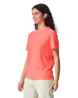 Comfort Colors 1717 Adult Tee Cotton Fabric - Neon Red Orange, Semi-Fitted, 4.5 Oz/Yd² (1 Unit)