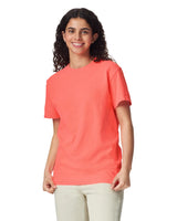 Comfort Colors 1717 Adult Tee Cotton Fabric - Neon Red Orange, Semi-Fitted, 4.5 Oz/Yd² (1 Unit)