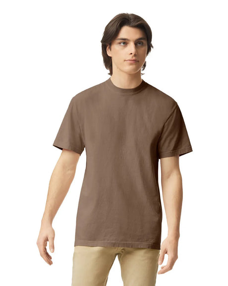 Comfort Colors 1717 Adult Tee Cotton Fabric - Espresso, Garment Dyed, Semi-Fitted (1 Shirt)
