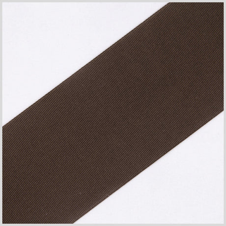3" Brown Solid Grosgrain Ribbon