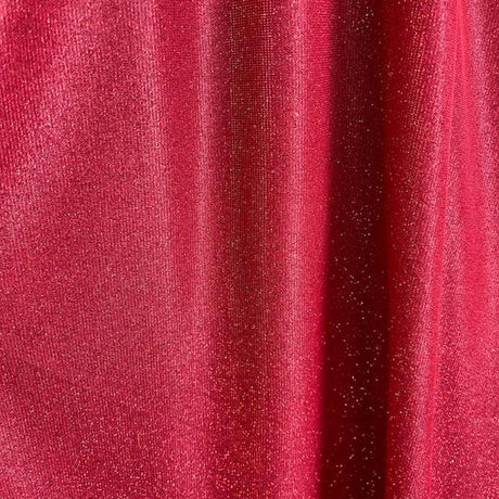 Glitter Lurex Knit Fabric - Baby Blue, Baby Pink, Black, Blush, Burgundy, Fuchsia, Gold, Gold Silver, Hunter Green, Lilac, Red, Royal Blue, Sage, Silver, Turquoise, 60" Width