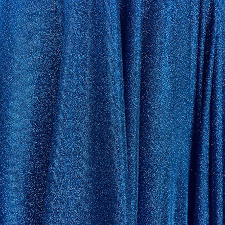 Glitter Lurex Knit Fabric - Baby Blue, Baby Pink, Black, Blush, Burgundy, Fuchsia, Gold, Gold Silver, Hunter Green, Lilac, Red, Royal Blue, Sage, Silver, Turquoise, 60" Width