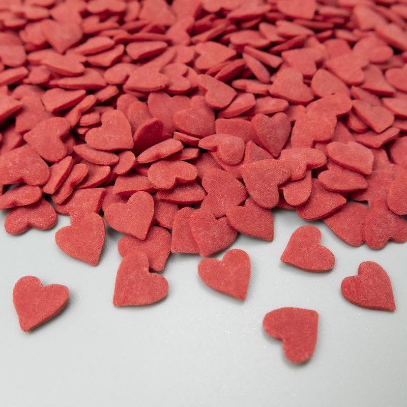 Oasis Supply Valentine's Day Sprinkles - Jumbo Heart Quins - 3 oz