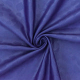 1 Yard Cobalt Blue Leopard Satin Tricot Stretch Fabric for Swimwear and Activewear 58 Inches Width