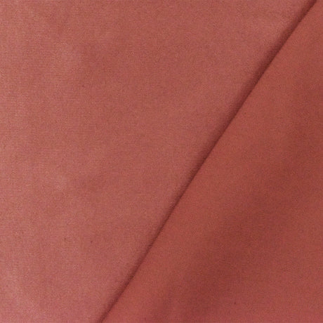1 Yard Coral Pink Satin Tricot Nylon Spandex Stretch Knit Fabric for Swimwear and Activewear 58 Inches Width