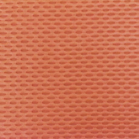 1 Yard Cream Orange 3D Textured Mesh Nylon Spandex Stretch Fabric for Activewear Projects 59 Inches Width